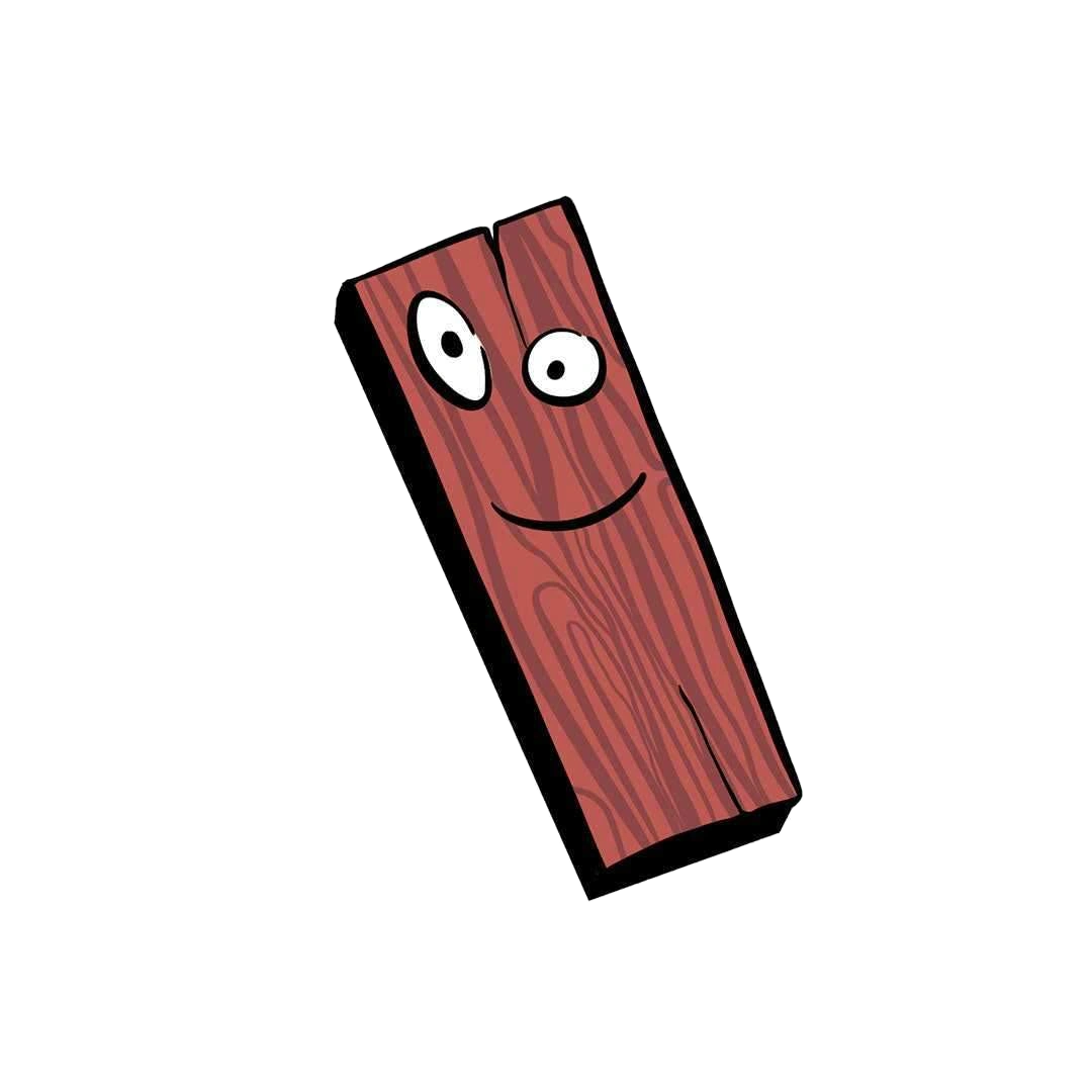 Wood Board Sticker